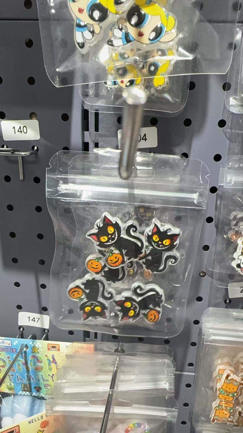 Wednesday Addams Flat Acrylic Beads